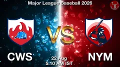 CWS vs NYM Match Result