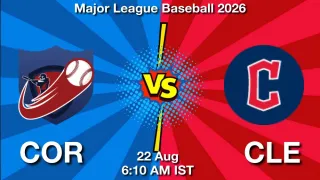 COR vs CLE COR vs CLE - Major League