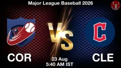 COR vs CLE Match Result