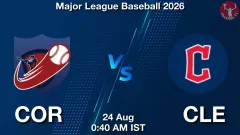 COR vs CLE Match Result