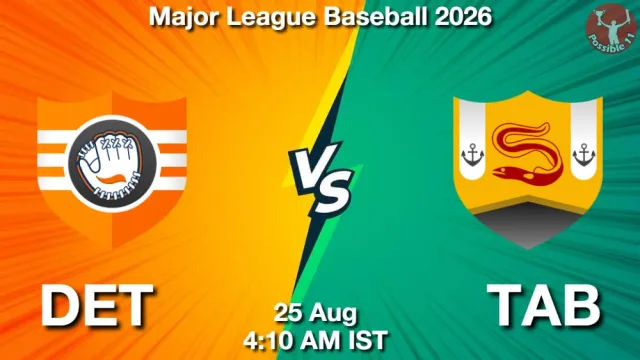 DET vs TAB Match Previews and Baseball Tips