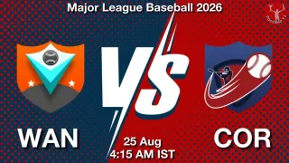 WAN vs COR WAN vs COR - Major League