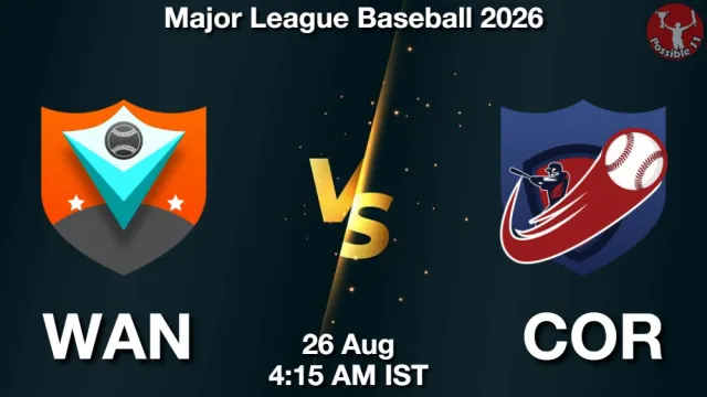 WAN vs COR Match Previews and Baseball Tips