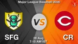 SFG vs CR Dream11 Prediction, Preview & Updates - <small>Wed, 26 Aug 07:15 AM IST</small>