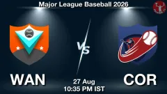 WAN vs COR Match Result