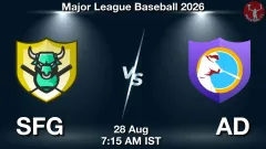 SFG vs AD Match Result