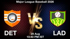 DET vs LAD Match Result