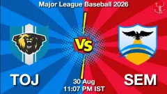 TOJ vs SEM Match Result