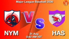 NYM vs HAS Match Result