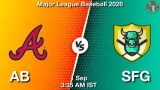 AB vs SFG Dream11 Prediction, Preview & Updates - <small>Tue, 01 Sep 03:35 AM IST</small>