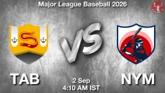 TAB vs NYM Match Result
