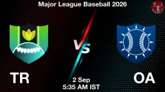 TR vs OA Match Result