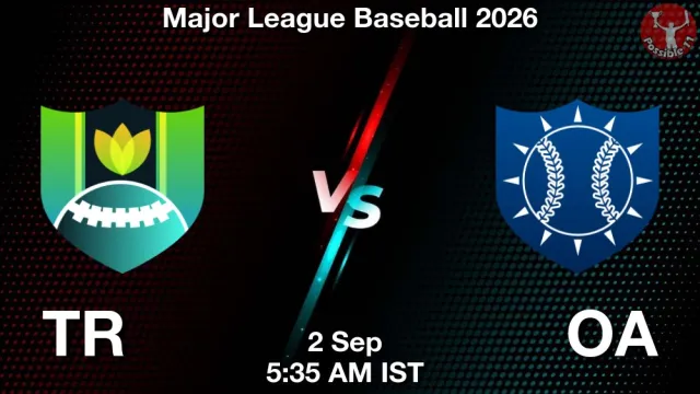 TR vs OA Match Previews and Baseball Tips