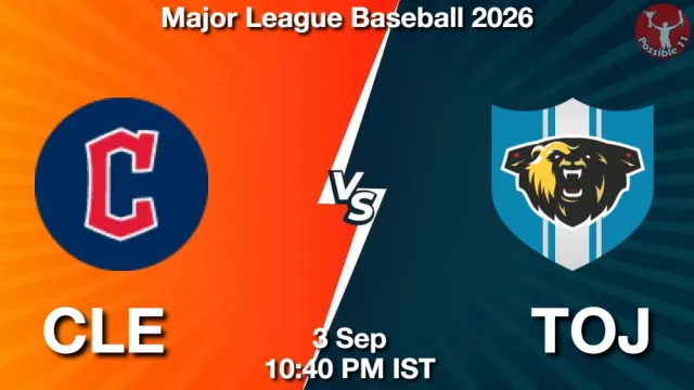 CLE vs TOJ Match Previews and Baseball Tips