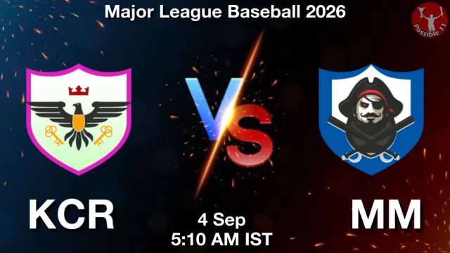 KCR vs MM Match Previews and Baseball Tips