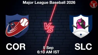 COR vs SLC COR vs SLC - Major League