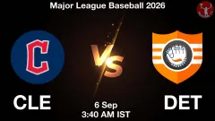 CLE vs DET Match Result