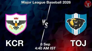 KCR vs TOJ KCR vs TOJ - Major League