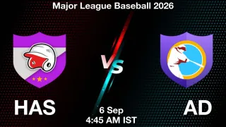 HAS vs AD HAS vs AD - Major League