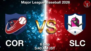 COR vs SLC COR vs SLC - Major League