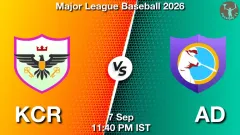 KCR vs AD Match Result