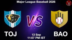 TOJ vs BAO Match Result