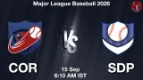COR vs SDP Dream11 Prediction, Preview & Updates - <small>Tue, 15 Sep 06:10 AM IST</small>