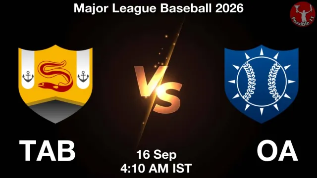TAB vs OA Match Previews and Baseball Tips