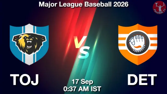TOJ vs DET Match Previews and Baseball Tips