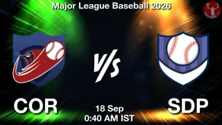 COR vs SDP - Major League