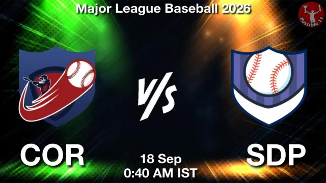 COR vs SDP Match Previews and Baseball Tips