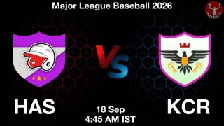HAS vs KCR - Major League