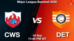 CWS vs DET Match Result