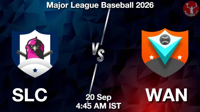 SLC vs WAN Match Previews and Baseball Tips