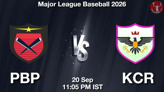 PBP vs KCR Match Previews and Baseball Tips