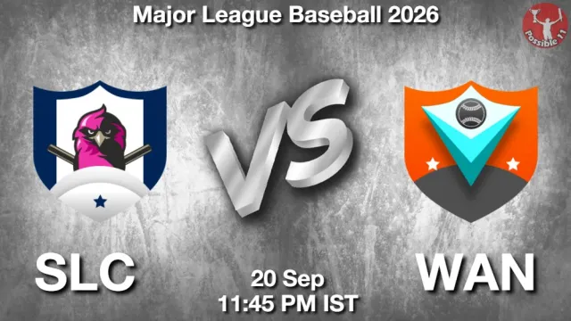 SLC vs WAN Match Previews and Baseball Tips