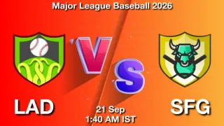 LAD vs SFG - Major League