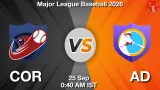 COR vs AD Dream11 Prediction, Preview & Updates - <small>Fri, 25 Sep 12:40 AM IST</small>