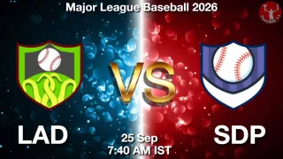 LAD vs SDP - Major League