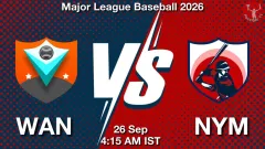 WAN vs NYM Match Result