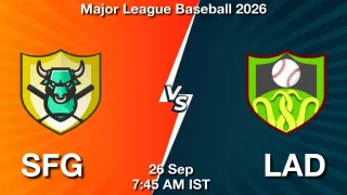 SFG vs LAD - Major League