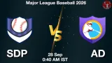 SDP vs AD Dream11 Prediction, Preview & Updates - <small>Mon, 28 Sep 12:40 AM IST</small>