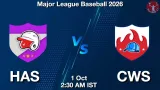 HAS vs CWS Dream11 Prediction, Preview & Updates - <small>Thu, 01 Oct 02:30 AM IST</small>