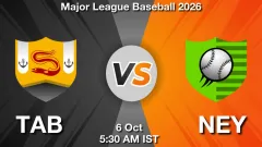 TAB vs NEY Match Result