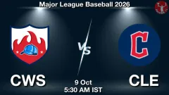 CWS vs CLE Match Result