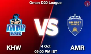 KHW vs AMR Matcch Previews