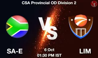 SA-E vs LIM Matcch Previews