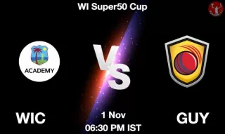 WIC vs GUY Matcch Previews