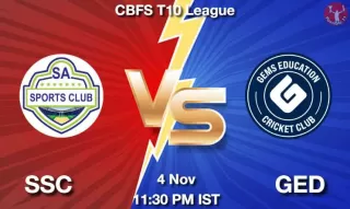 SSC vs GED Matcch Previews