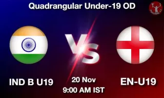 IND B U19 vs EN-U19 Matcch Previews